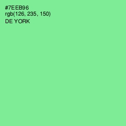 #7EEB96 - De York Color Image